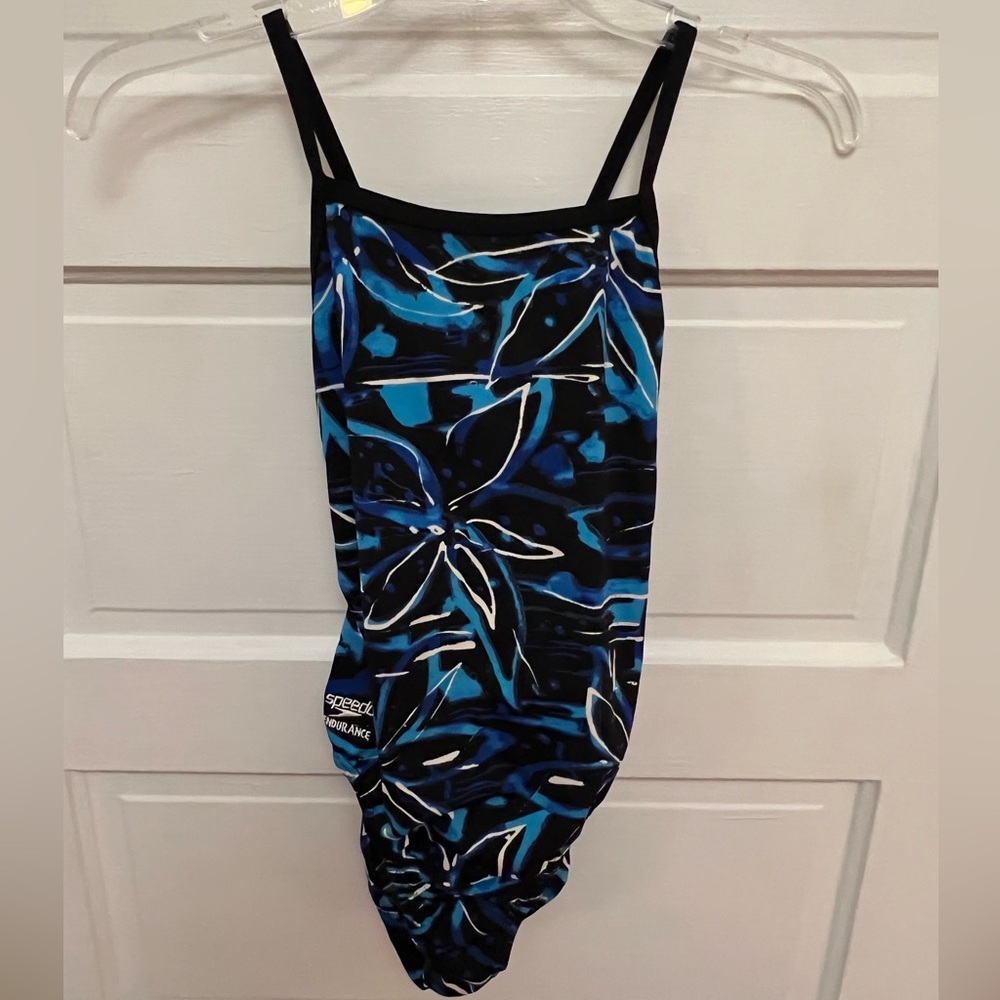 Flower print Speedo endurance swimsuit